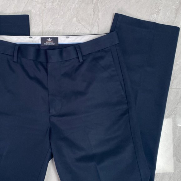 Dockers Essential Khaki Slim Fit Navy Blue 34/32 Men's Pants - Picture 5 of 9